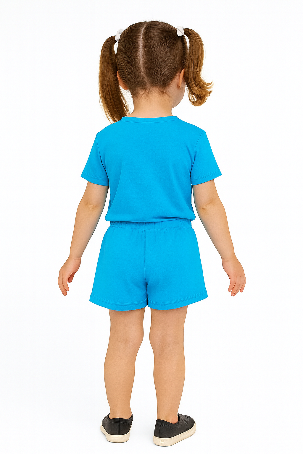 Conjunto Stitch Turquesa – Camiseta + Short/Saia - Imagem 3