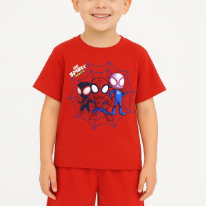 Conjunto Spidey Vermelho – Camiseta + Short R$ 85,90