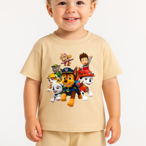 Conjunto Patrulha Canina Bege – Camiseta + Short