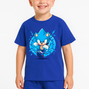 Conjunto SÔNIC Azul – Camiseta + Short
