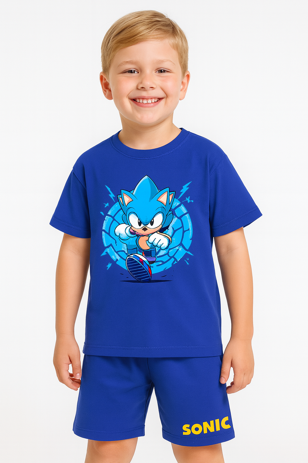 Conjunto SÔNIC Azul – Camiseta + Short